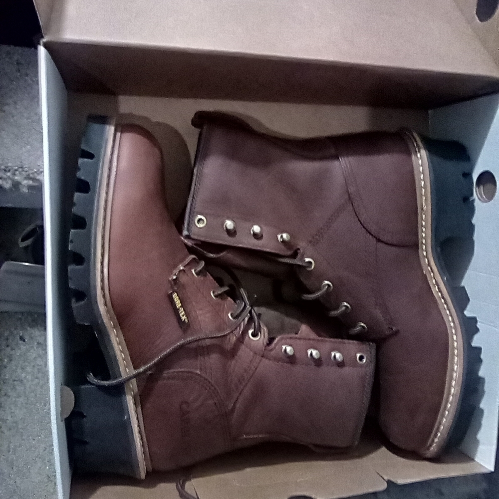 Caterpillar Men's Dark Brown Lace-Up Boots